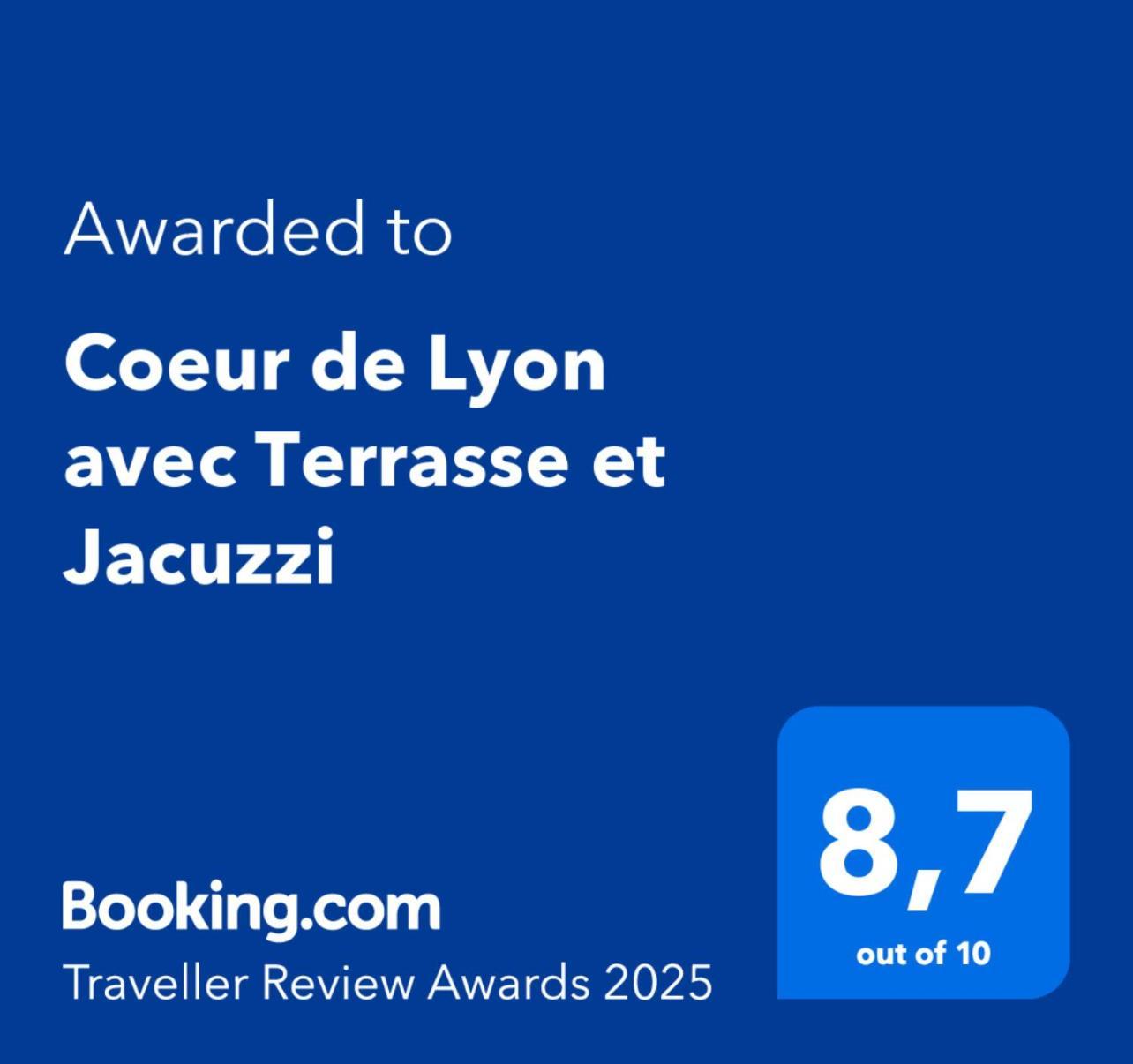Coeur De Lyon Avec Terrasse Et Jacuzzi Apartamento Exterior foto